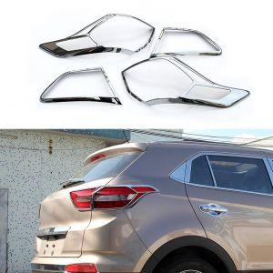 Накладки на задние фонари хромированные для Hyundai Creta IX25 2016-